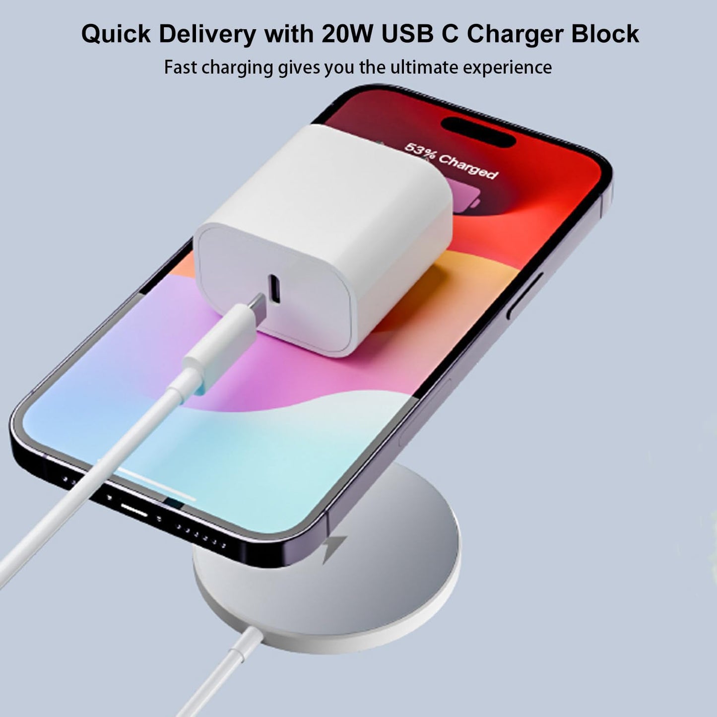 Magnetic Wireless Charger Fast iPhone Mag-Safe Charger for iPhone 16 Pro Max/16 Pro/iPhone15Pro Max/15 Plus/14/13/12/AirPods 3/2/Pro/Pro 2 Magnet Charging Pad Mag Safe Chargerwith Dual Charging Ports