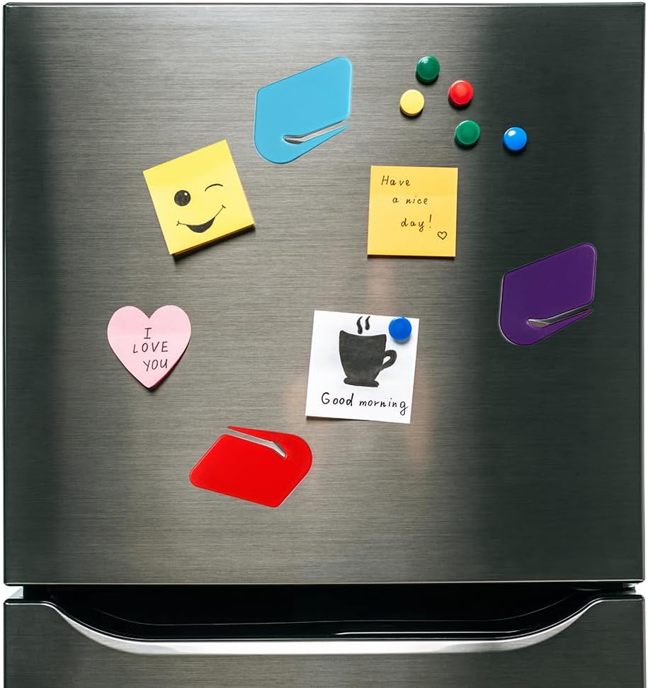 Magnetic Letter Openers - 3 Pack Envelope Slitter & Cutter, Mail Opener Blade with Magnet, Letter Opener for Women - Purple, Red, Lake Blue