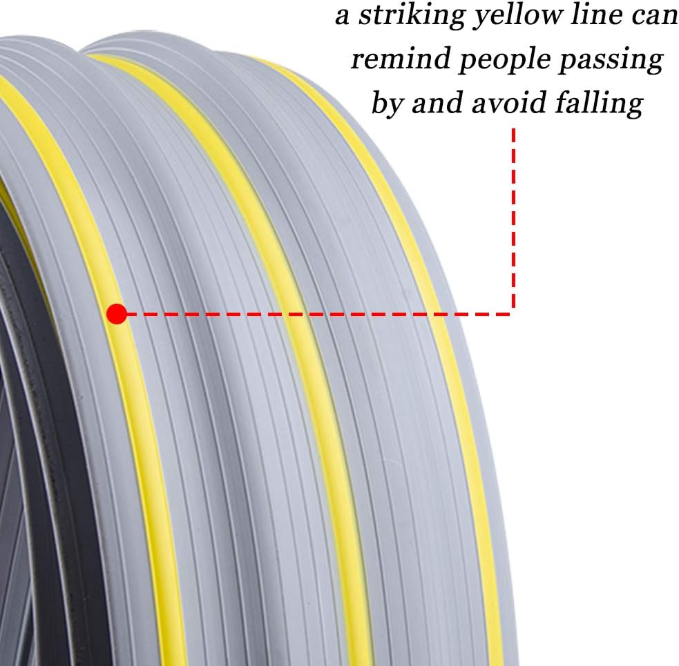 10Ft Cord Cover Heavy Duty Cable Protector 3 Channels Contains Cords Cables and Wires Easy to Unroll-Conceal Wires of Home Office Warehouse Workshop Concerts or Other Outdoors Surround (Gray-10Ft)