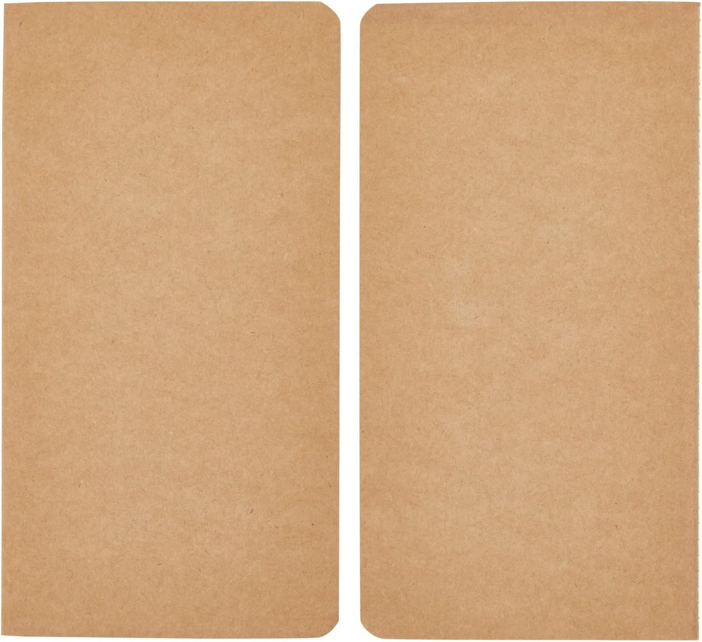 Paper Junkie Bulk Kraft Paper Notebooks - H5 (4.4 x 8.26 In), 12-Pack Soft Cover Kraft Brown - Lined Travel Journal & Creative Writing Notebook