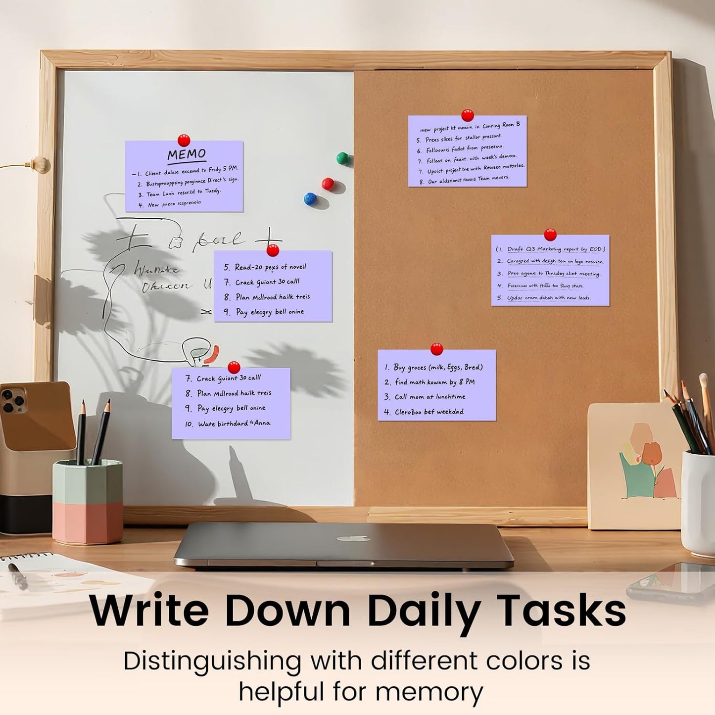 Index Cards 3x5 Inch, 300sheets, Flash Cards, Blank Purple Note Cards Paper For Studying, Schools Supplies, College, Office And Home Organization, Note Taking Supplies