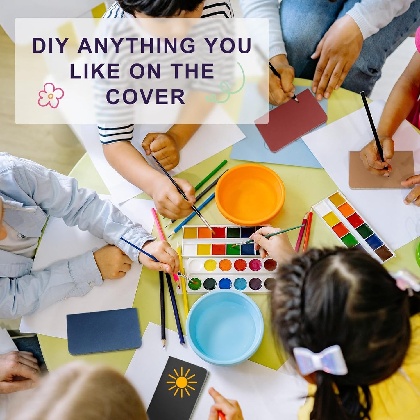 Lincia Bulk Pocket Notebook 2.5" x 4" Mini Notebooks First Day of School Small Wallet Notebooks Tiny Colored Purse Journals Lined Notepad for Kids Student Back to School Supplies(Classic Color,30 Pcs)