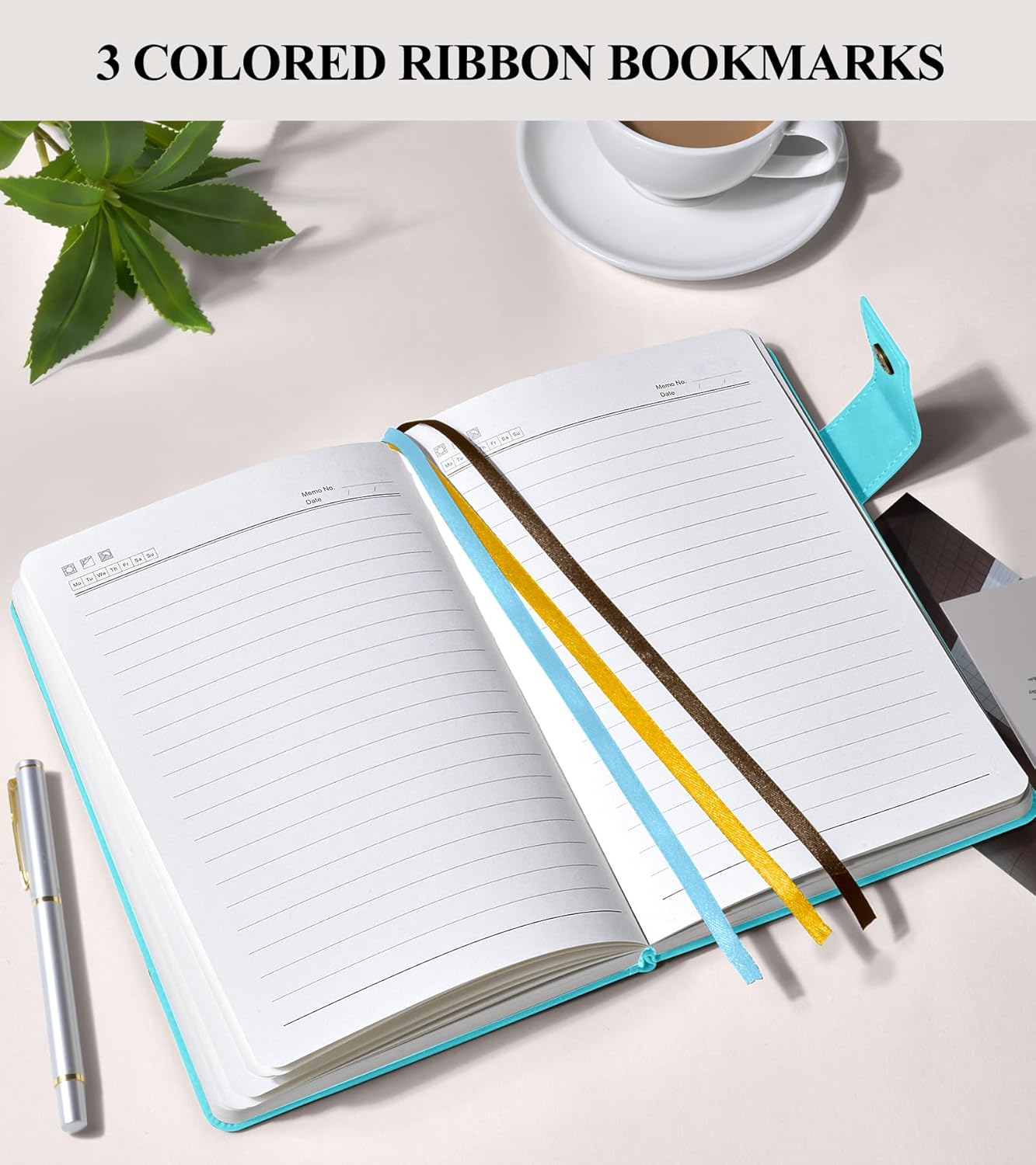 365 Page Thick Lined Journal Notebook for Men Women, A4 Large Leather Journals for Writing, Hardcover Notebooks for Work, School, Note Taking, Business, Travel Diary, College Ruled 8.5" x 11"