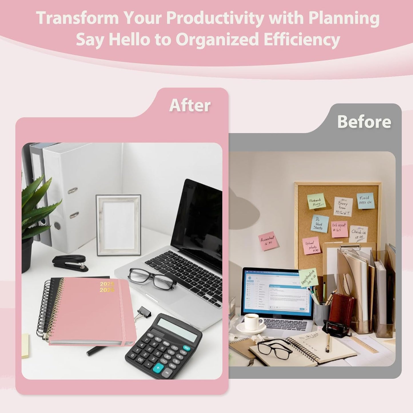 Planner 2025-2026 for Women & Men, Weekly and Monthly Calendar Notebook (July 2025 - June 2026), Hardcover Spiral Bound School Teacher Student Planner with Tabs, Inner Pocket, A5 (6.3" x 8.5")