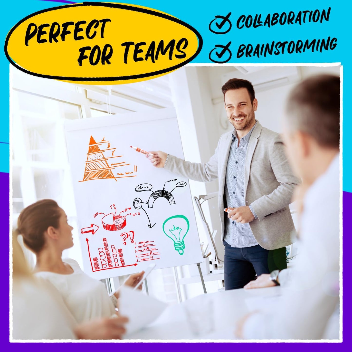 Chalkola Bulk Dry Erase Markers for Classroom (120 Pack, 12 Vibrant Colors) | Erasable, Low Odor, Chisel Tip WhiteBoard Markers, Dry Erase Pens for Kids, Teachers - Office, Home, School Supplies