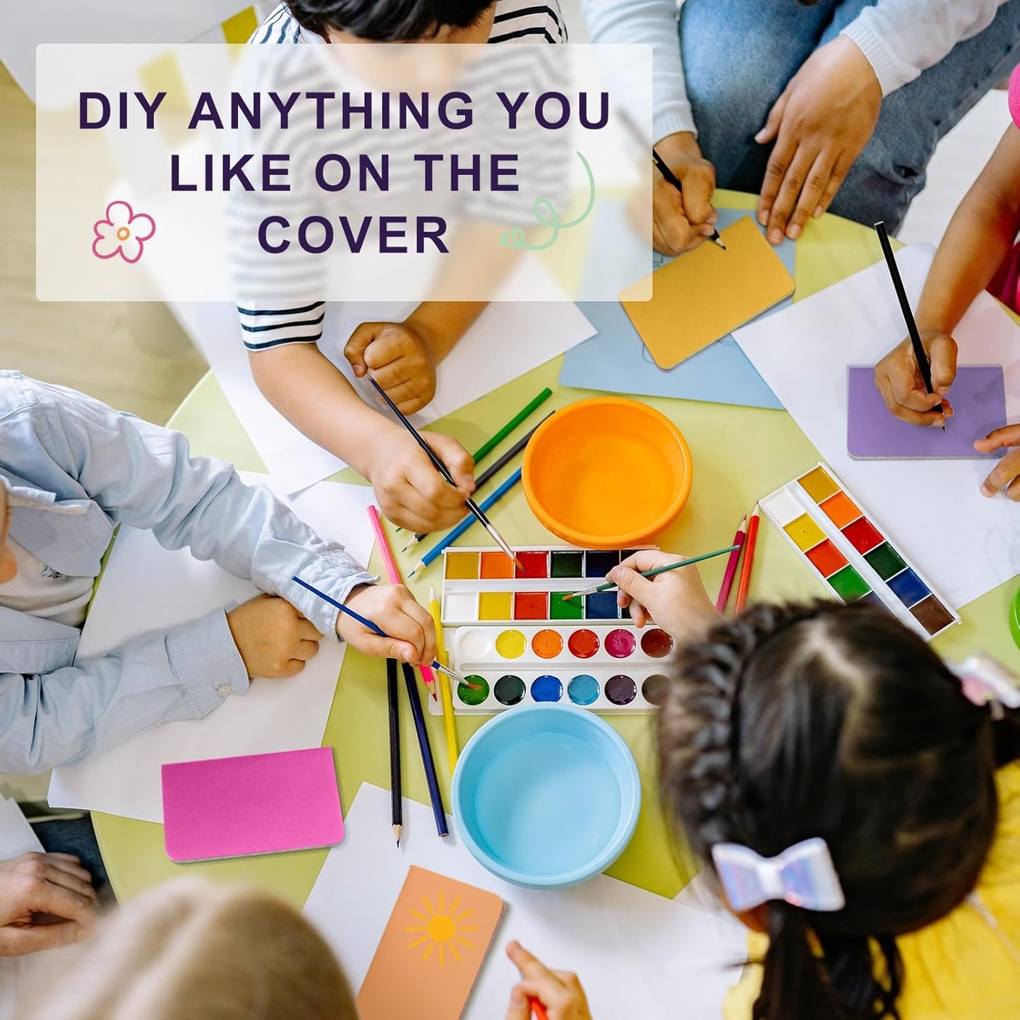 Lincia Bulk Pocket Notebook 2.5" x 4" Mini Notebooks First Day of School Small Wallet Notebooks Tiny Colored Purse Journals Lined Notepad for Kids Student Back to School Supplies(Vibrate Color,30 Pcs)