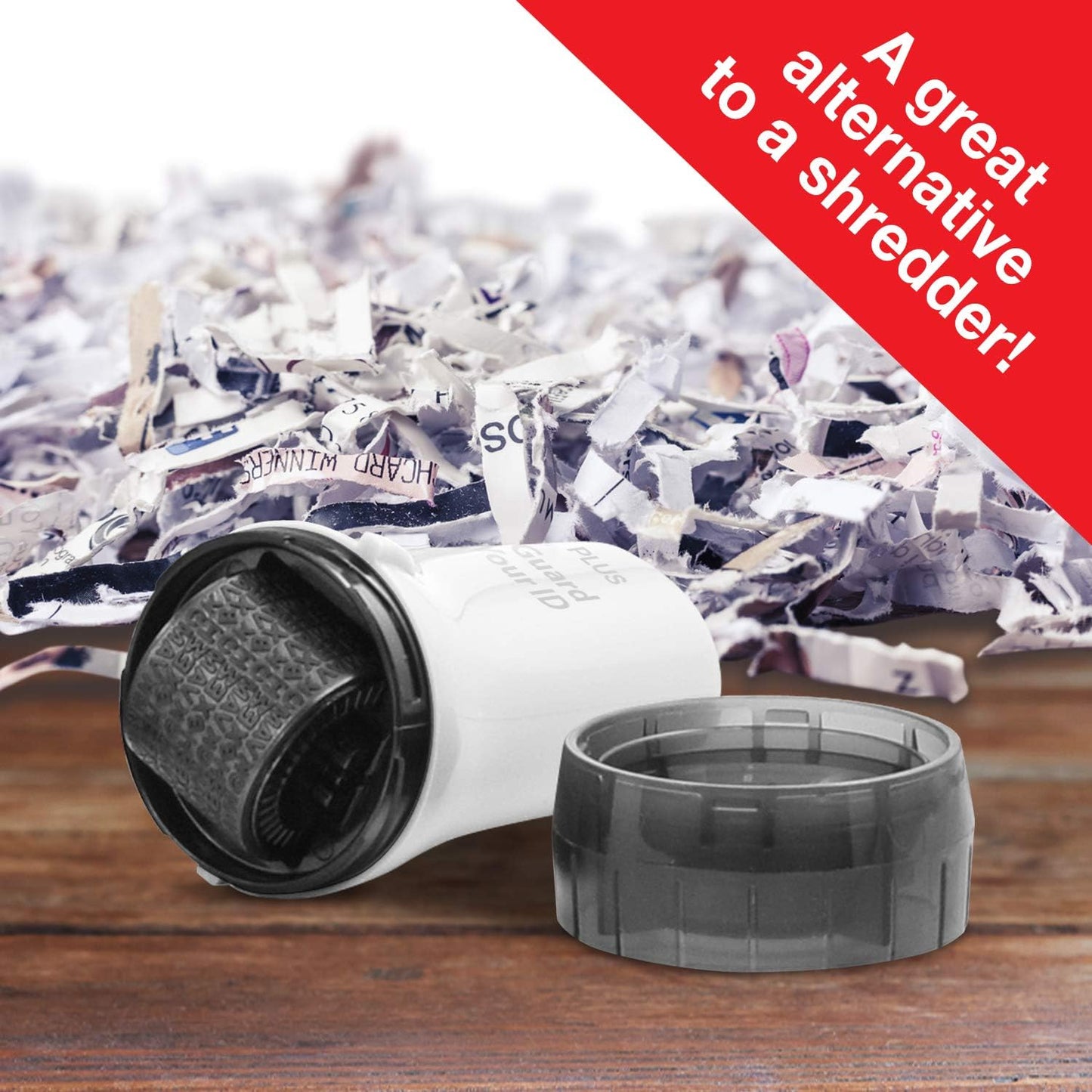 Guard Your ID Advanced 2.0 Roller Identity Privacy Stamp for Identity Theft Prevention and Security (Regular 3-Pack, White)