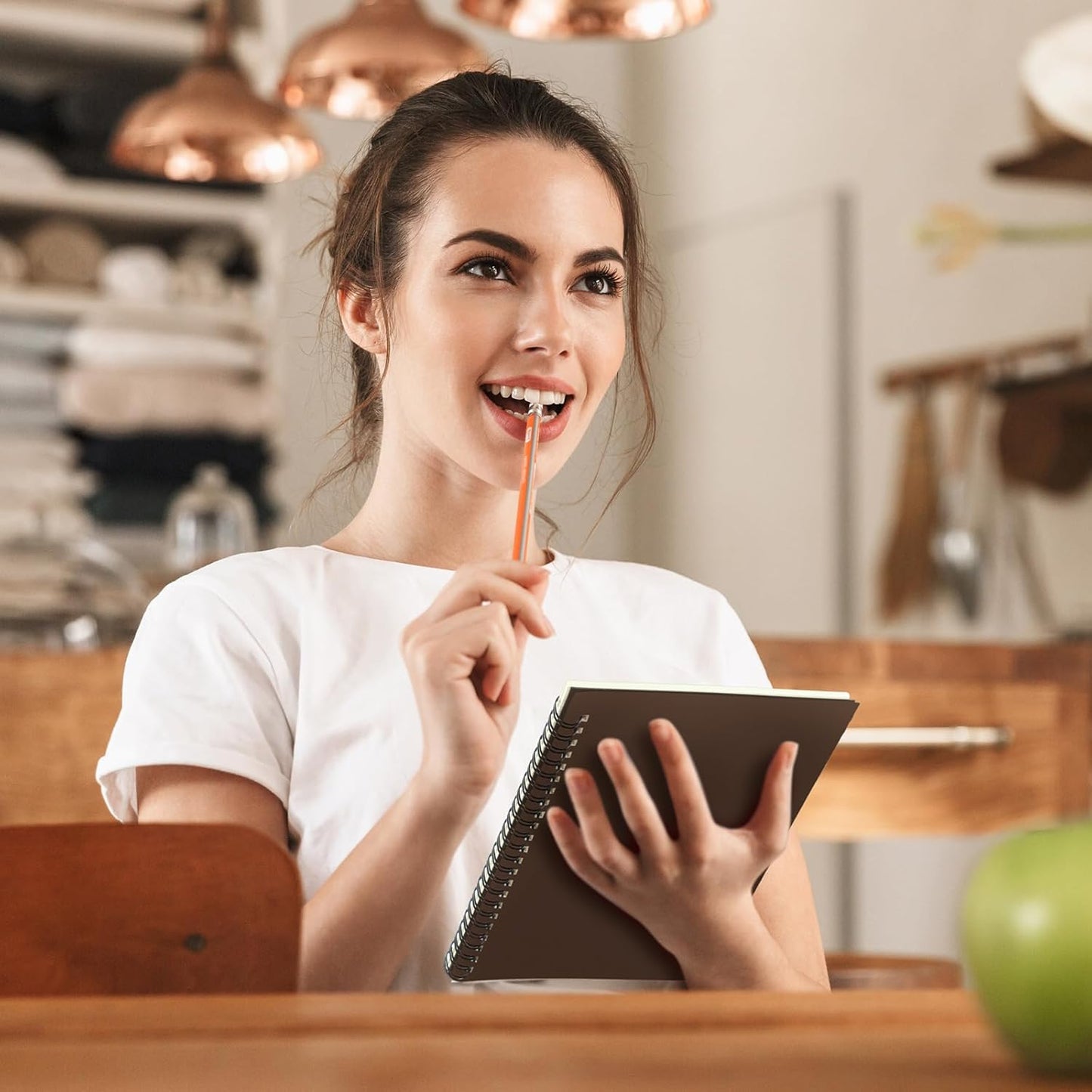 Yahenda Spiral Notebook College Ruled Journals Notebooks Lined 8.3 x 5.5 Inch Note Books Bulk A5 Writing Notebooks Thick Paper Notebook for Office Business School Supplies (Classic Colors,54 Pcs)