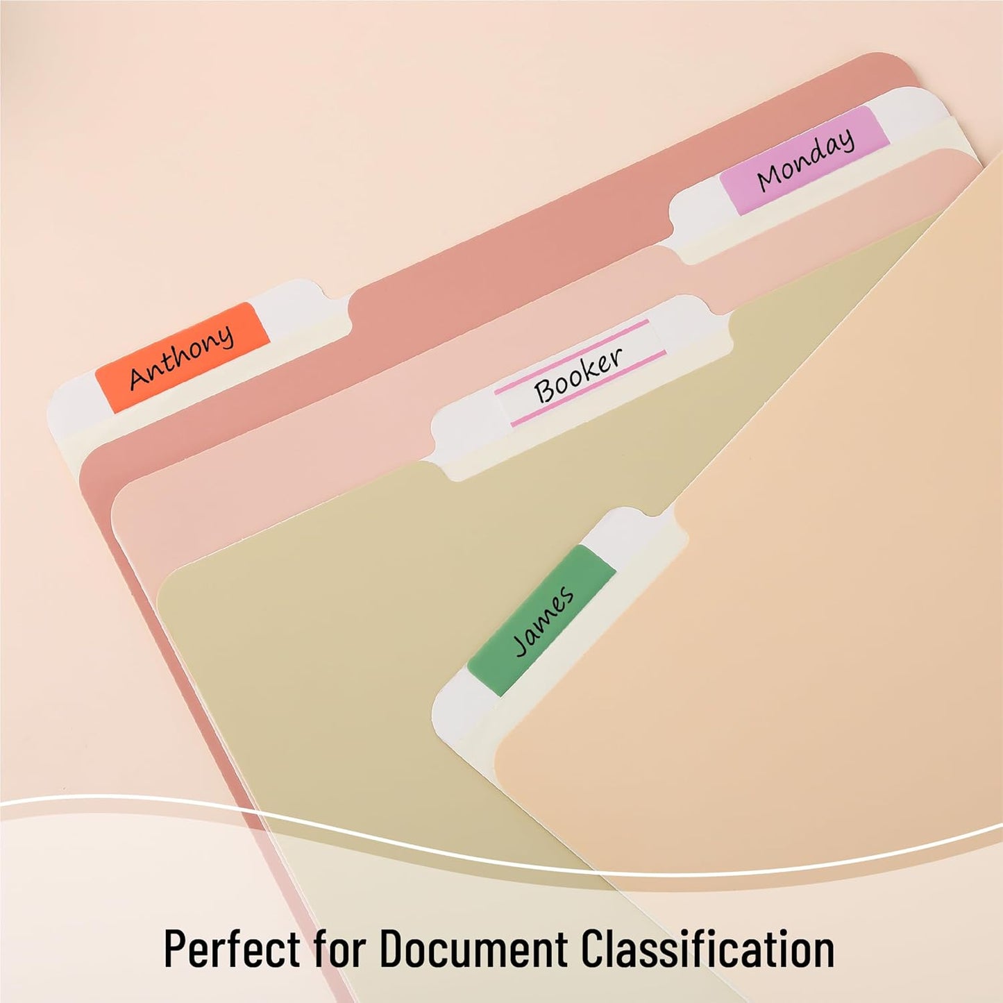 Mr. Pen- Sticky Index Tabs, 500 Pcs, 21 Sets, Colorful Sticky Tabs for Notebooks, Page Markers, Page Tabs for Binders, Page Tabs Sticky Tabs for Books, Notebook Tabs, Book Sticky Tabs for Notebooks