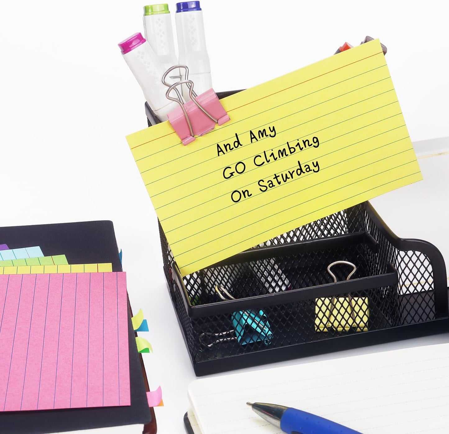 Tamaki Colored Index Cards 3 X 5, Flash Cards Ruled Note Cards for School, 200 Count, Home and Office Flash Cards for studying