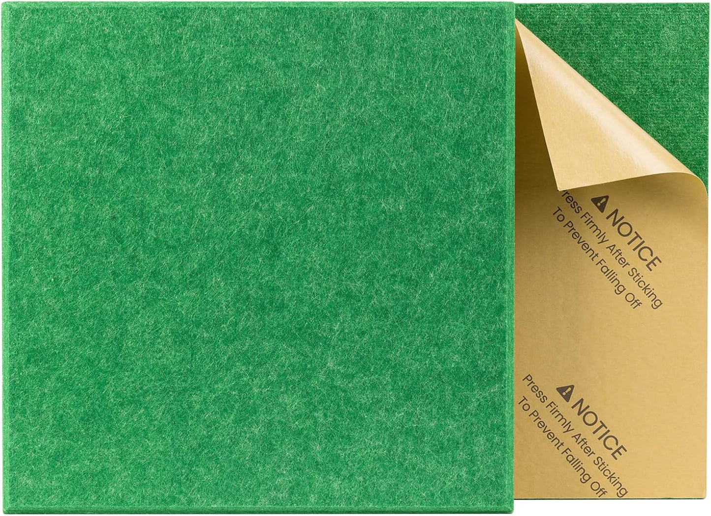 Sonicism 12 Pack Acoustic Wall Panels with Self-Adhesive, 12" X 12" X 0.4" Sound Proof Foam Panels, Decorative Soundproof Wall Panels, Sound Proof Absorbing Tiles for Home & Offices, Forest Green