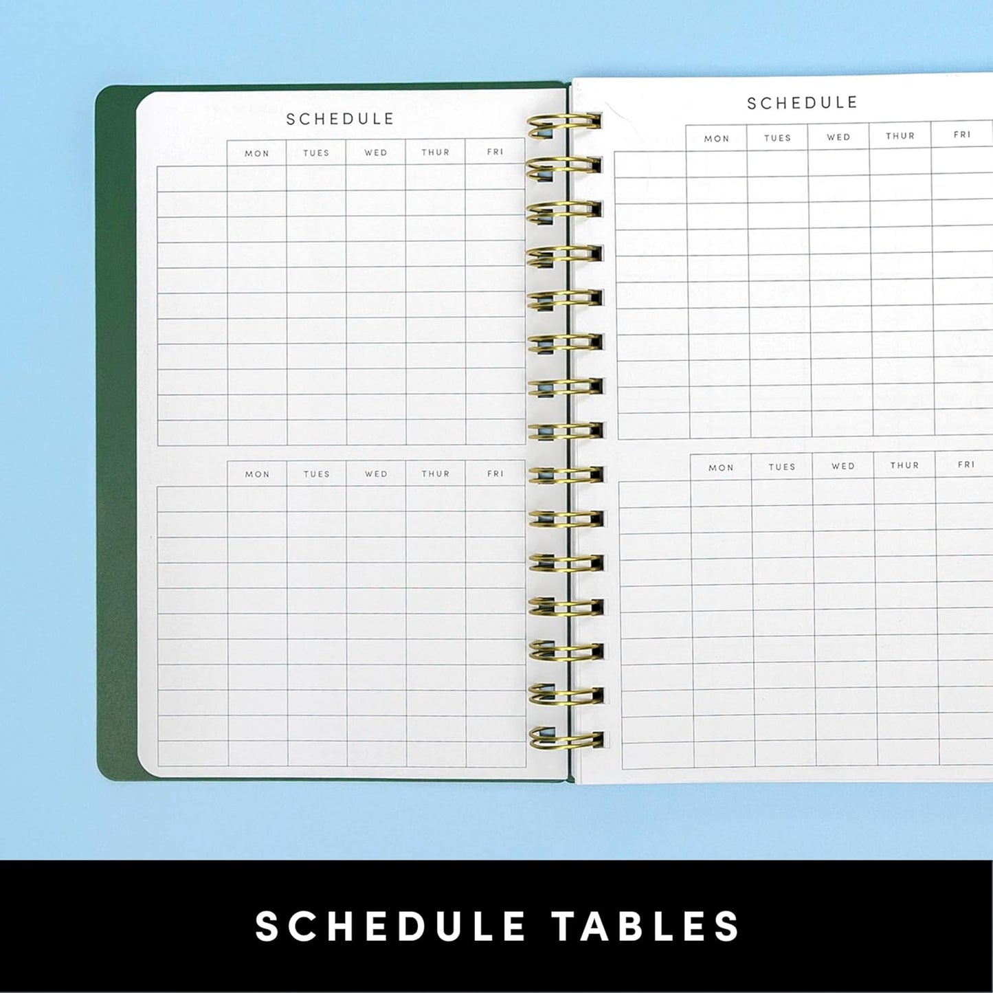 PAPERAGE 17 Month Academic Planner 2025-2026, Weekly & Monthly Spreads, August 2025 - December 2026, Small (5 in x 8 in), Blush
