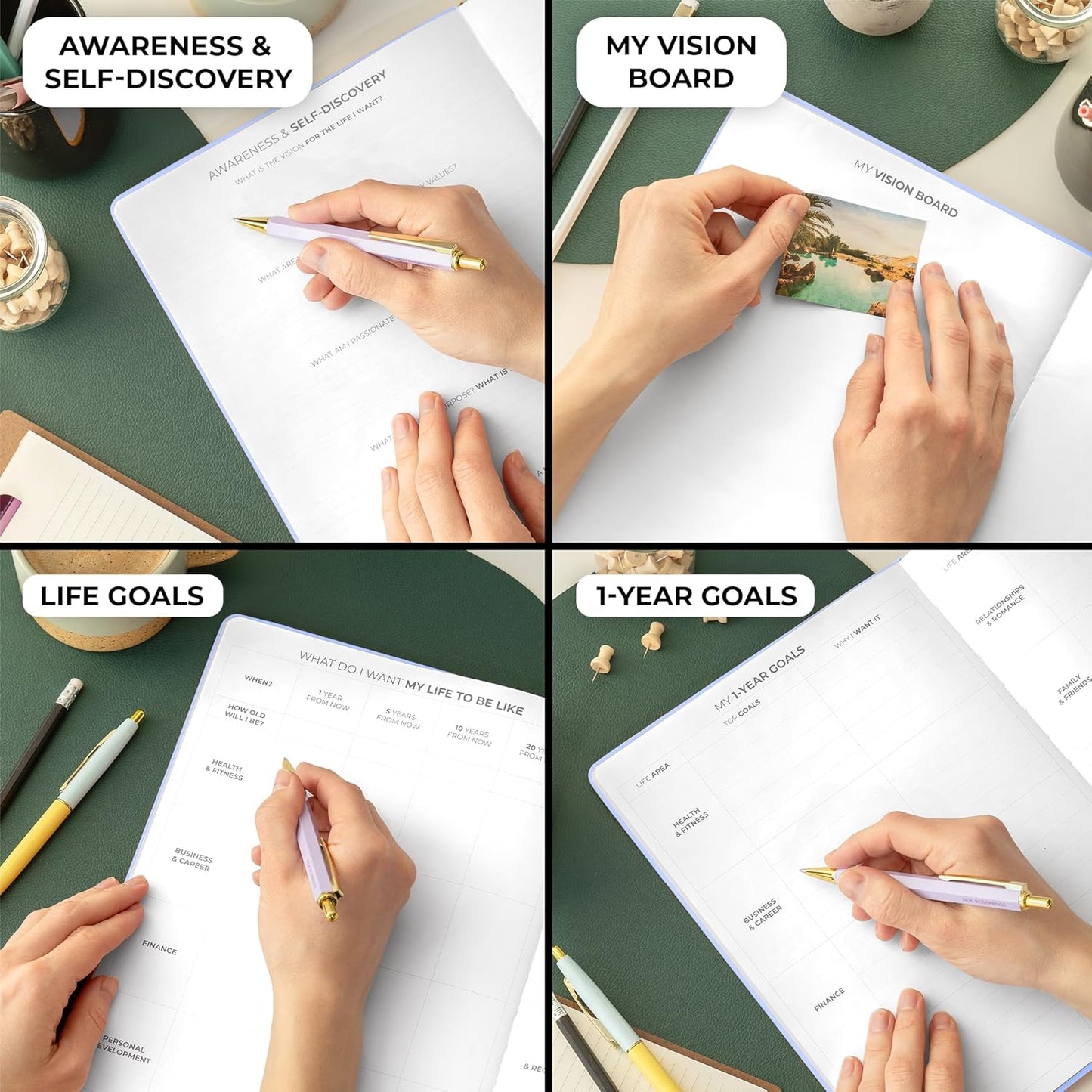 Clever Fox Planner PRO Schedule – Undated Weekly & Monthly Life Planner with Time Slots, Appointment Book & Daily Organizer, A4 (Periwinkle)