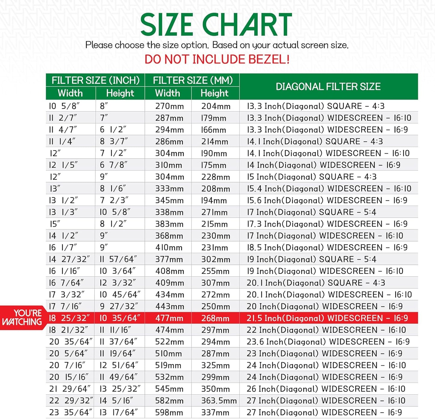 21.5 Inch Desktop Privacy Screen Shield for 16:9 Wide Monitor - Anti Glare Computer Privacy Screen Cover | Blue Light Blocking Screen Protector | Scratch Resistant UV Filter | Attachment Type