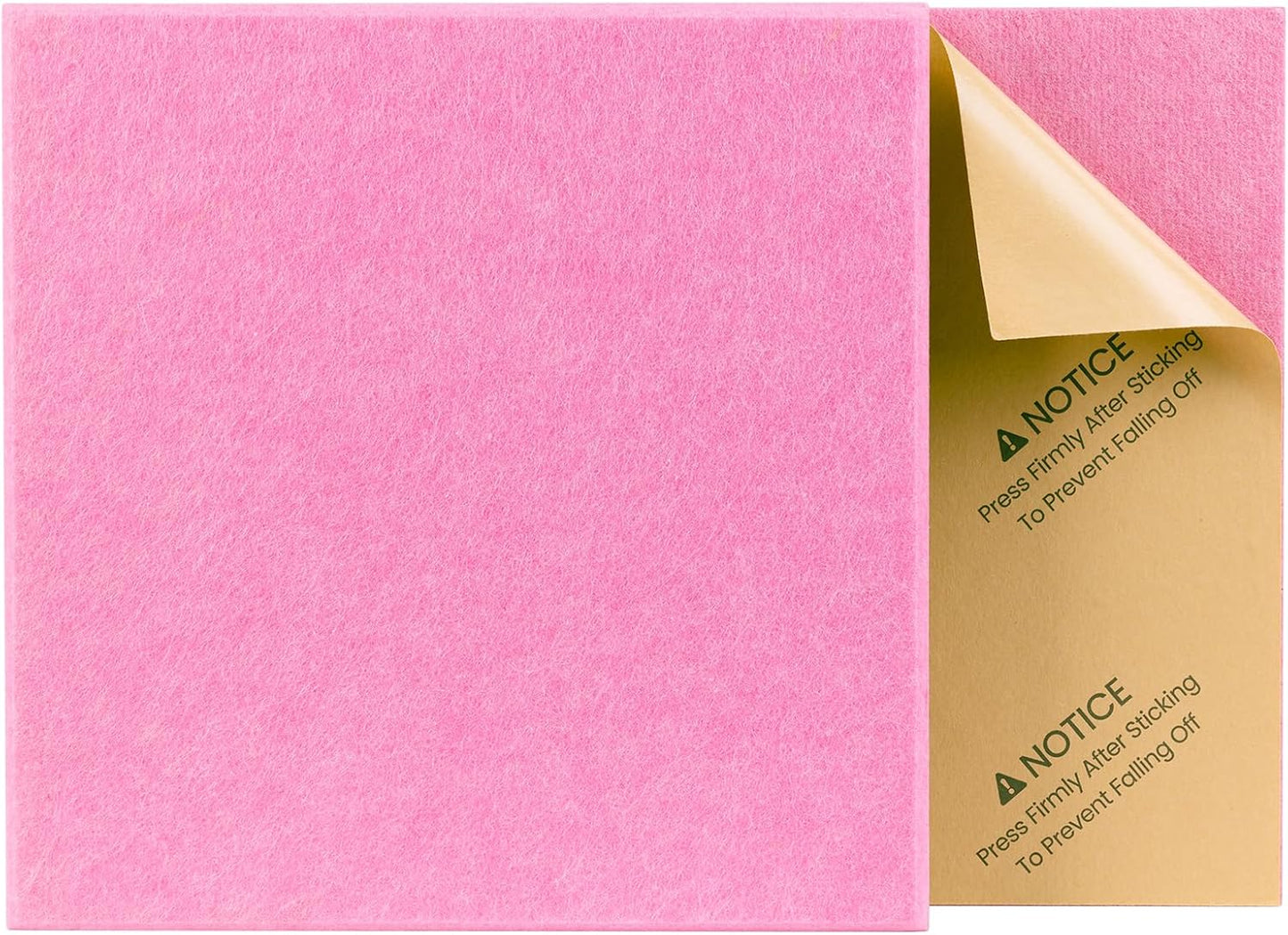 Sonicism 22 Pack Acoustic Wall Panels with Self-Adhesive, 12" X 12" X 0.4" Sound Proof Foam Panels, Decorative Soundproof Wall Panels, Sound Proof Absorbing Tiles for Home & Offices, Pink