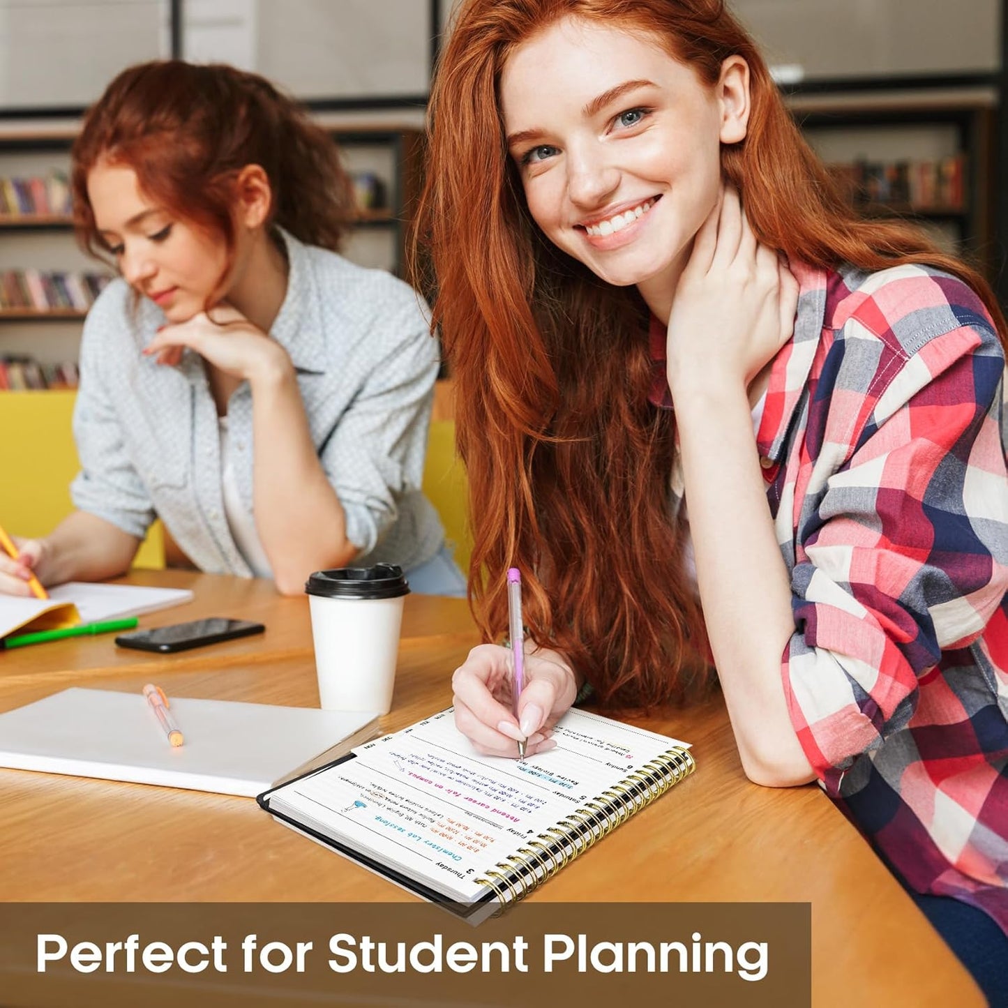 Planner 2025-2026, Academic Year Weekly and Monthly Calender Planner, July 2025 - June 2026, Spiral Bound School Planning Tool, Perfect for Teacher, Student, Women & Men - A5 (6.3" x 8.5"), Black