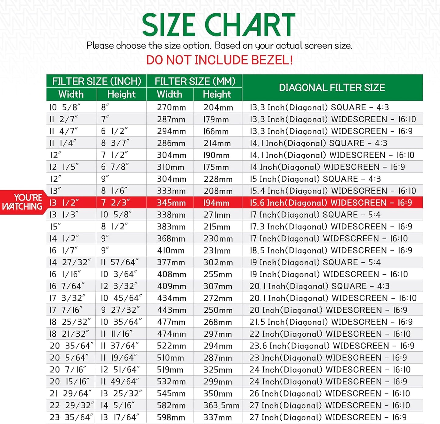 15.6 Inch Laptop Privacy Screen Shield for 16:9 Wide Display - Anti Glare Computer Privacy Screen Cover | Blue Light Blocking Screen Protector | Scratch Resistant UV Filter | Attachment Type