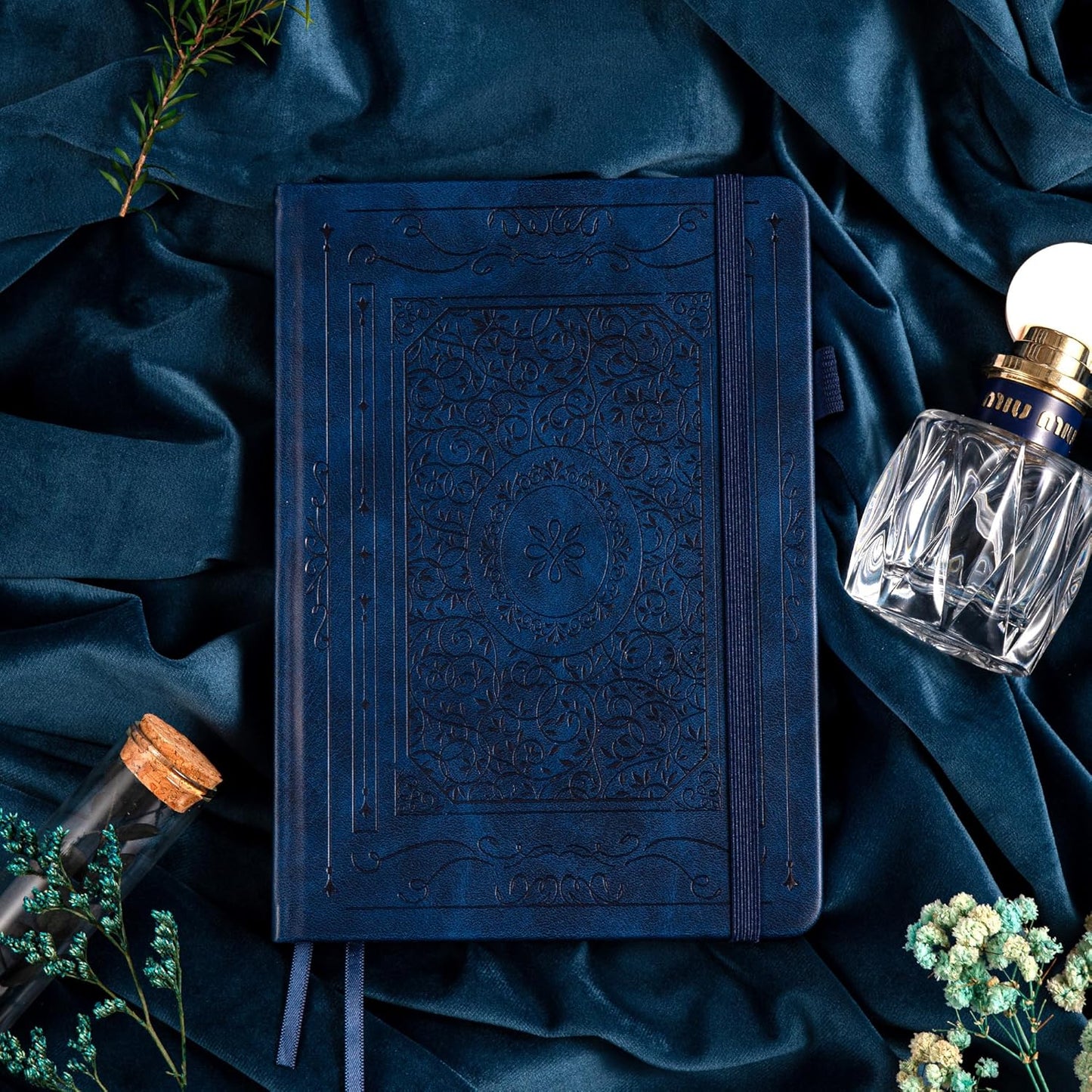 TIEFOSSI Bullet Dotted Journal Notebook, 160gsm 256 Numbered Thick Paper, A5 Hardcover Dotted Grid Diary for Women Men Work Writing, Bullet dot Journaling, Drawing, 5.8 x 8.3 in