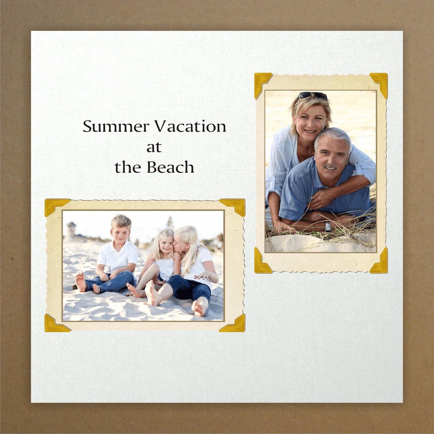 100 Sheets Chipboard 46pt (Point) 4 X 4 Inches Medium Weight Scrapbook Square Size .046 Caliper Thick Cardboard Craft|Packing Brown Kraft Paper Board