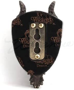 Veronese Design 6 1/4 Dragon Skull Trophy Sword Letter Opener Resin Wall Sculpture Bronze Finish Metallic Decorative Ornament