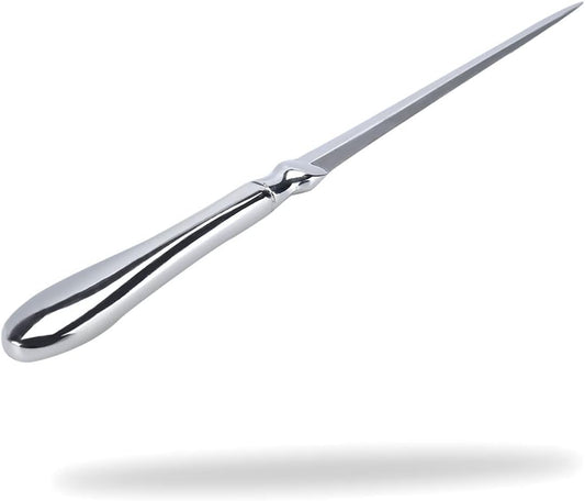 Letter Opener, 1 PCS Silver Envelope Opener Knifes, Metal Letter Opening Knife, 9 Inches Envelope Slitter (Sliver 1PCS)
