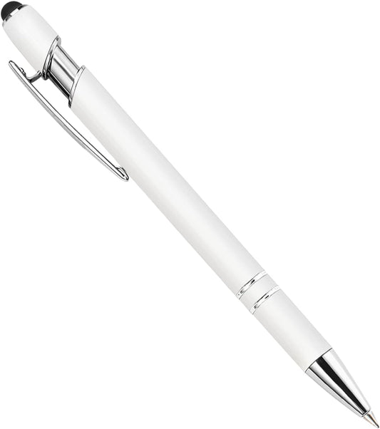 Max 500 Pcs Personalized Pens Bulk, Custom Pens with Free Engraving, Customized Stylus Tip Ballpoint Pen with Your Name Massage Text for School Office Business Graduation Anniversaries-150 Packs