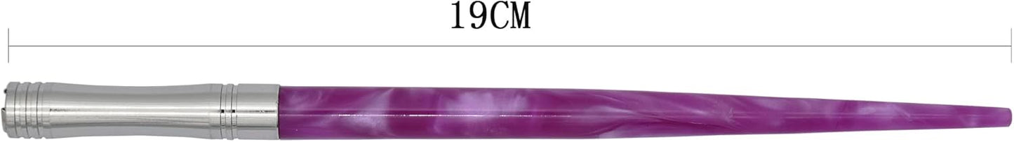 Gullor Resin Dip Pen Handcrafted Calligraphy Set with 33 Nibs for Art, Signatures, Drawing, Caligraphy Kits for Beginners, Fuchsia