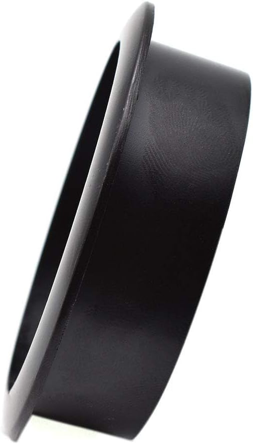 2 Inch(50mm) Zinc Alloy Desk Hole Cover Grommets Black Wire Cord Cable Organizer for Computer Desk Cabinet