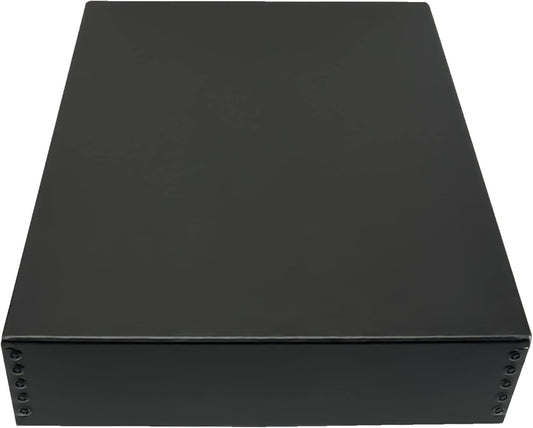 Golden State Art, Acid-Free Archival 13x19 Inches Metal Edge Drop Front Museum Photo Storage Box, Preserve Documents, Prints, Pictures, Photographs, Arts And Crafts, Black