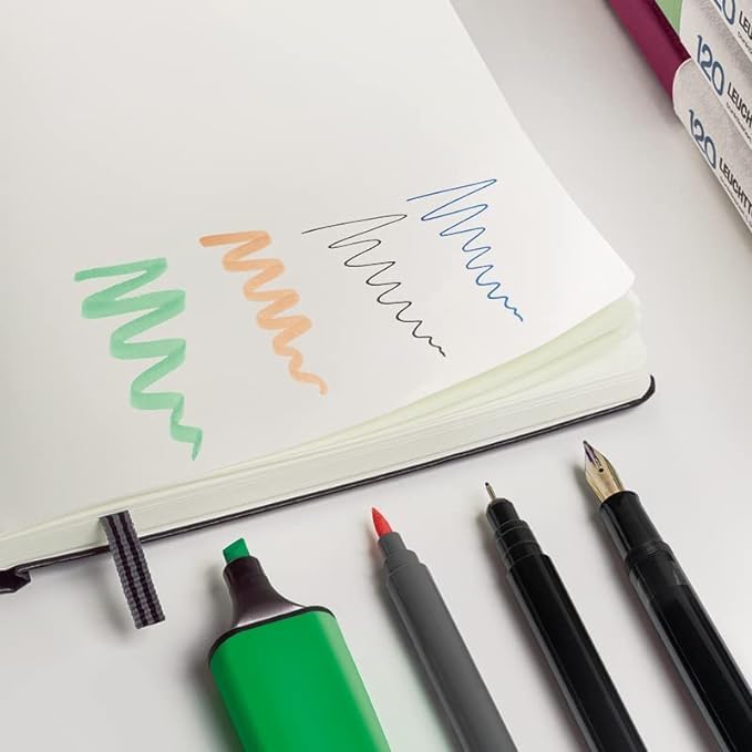 LEUCHTTURM1917 - 120G Special Edition - Medium A5 Ruled Hardcover Notebook (Mint) - 203 Numbered Pages with 120gsm Paper