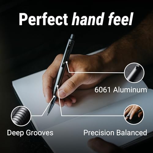 Everyman Grafton Pen and Pencil Set, Aegean | Premium EDC Metal Gel Ink Ballpoint Pen + Mechanical Pencil | Refillable Executive Writing Tools for Office, Business, Men’s Gift & Daily Use