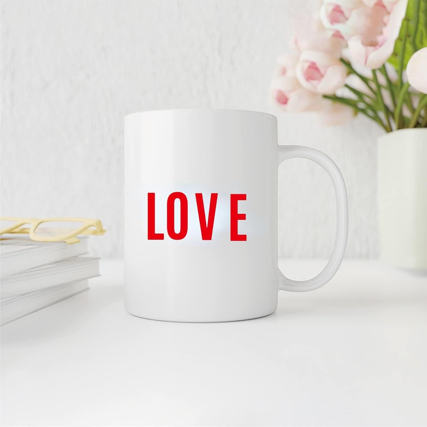 10 Sheets Letter Stickers, Alphabet & Number Stickers, 1 inch Vinyl Self-Adhesive, Mailbox Numbers, Cup Labels, Holiday Party Decoration (Red, 1 inch)