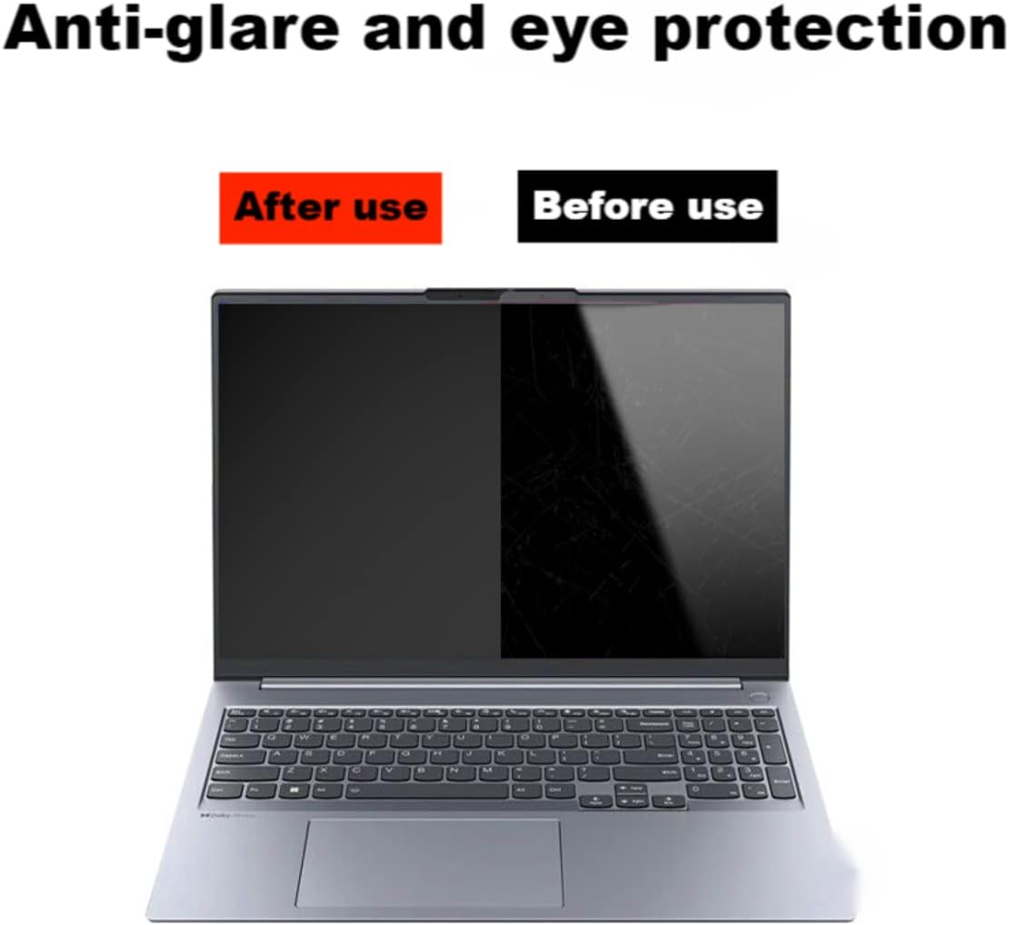 13.3 Inch 16:9 Computer Privacy Screen Filter for Monitor - Privacy Shield and Anti-Glare Protector