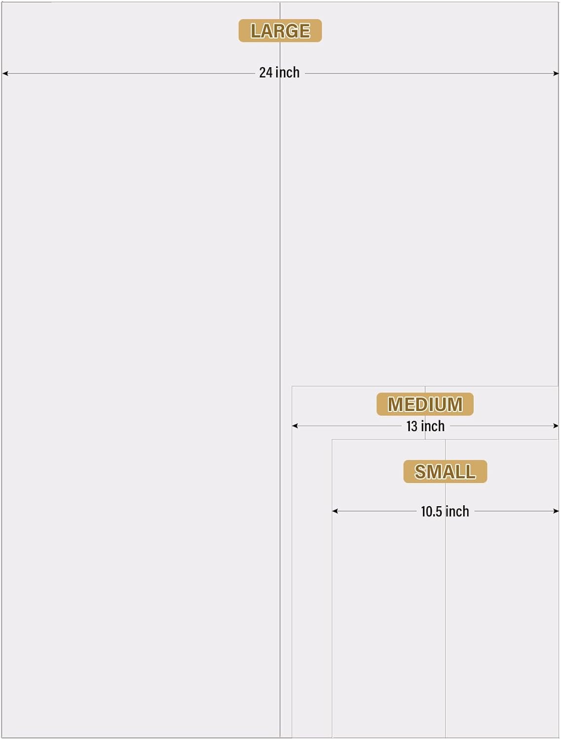 12 Pcs Trifold Poster, 21.5x14 Inches Small White Poster Comes with Sticky Accessories, Corrugated Presentation Display Board for School Projects, Business Presentations