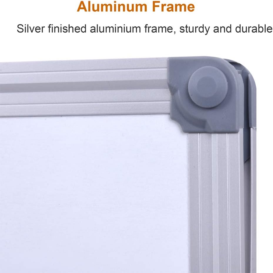 2 Pack 48 x 36 Large Magnetic Dry Erase Board with Removable Marker Tray| Commercial Quality Wall-Mounted Aluminum Message Presentation White Board for Home Office Classroom