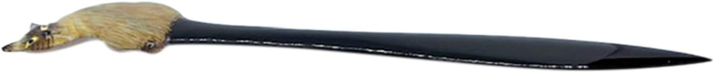 Mad Mags Siamese Cat Letter Opener, Hand Painted Mail Envelope Slitter, Collectibles for Cat Lovers, 8 1/4 Inches