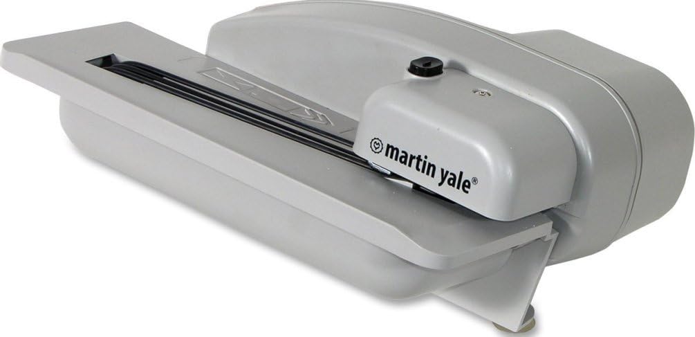 Martin Yale 1628 Desktop Letter Opener, Operates At a Speed of Up to 3,000 Envelopes Per Hour, 10,000 Capacity, 3/32" Cutting Width of Envelopes