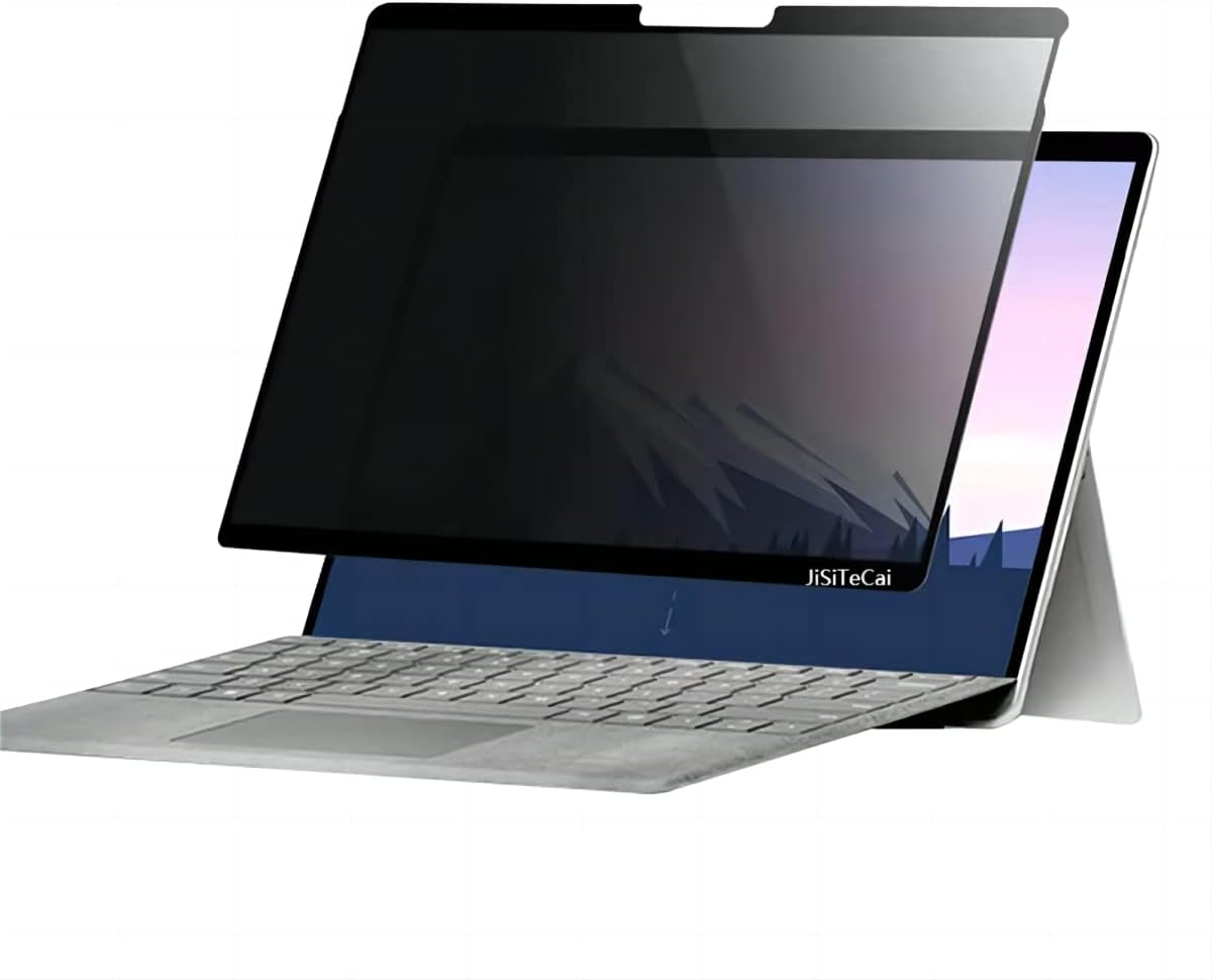 JiSiTeCai-For Microsoft Surface GO 2th/GO 3 10.5-inch Detachable Privacy Screen Protector Filter, Anti-Spyware Filter, Anti-Glare (for Surface GO 2th/GO 3 10.5-inch Privacy Screen Protector)