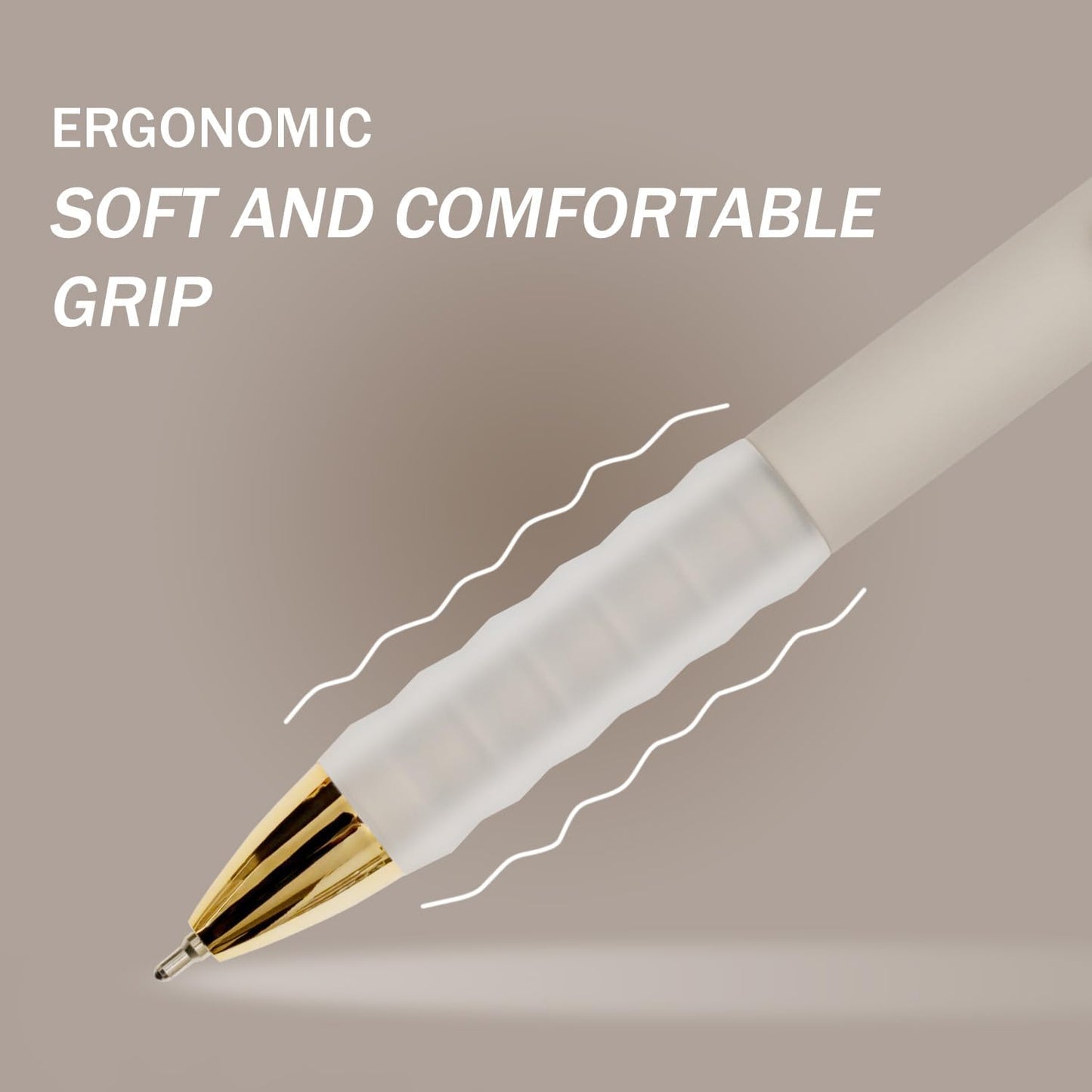 MiSiBao Black Ballpoint Pens 1.0mm Pens Retractable Ball Point Pens Smooth Writing (Plastic pen clip, 12-pack)