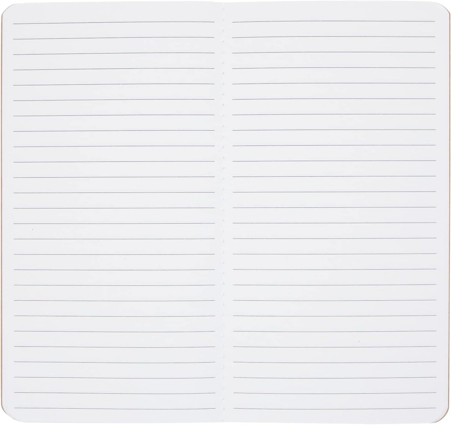 Paper Junkie Bulk Kraft Paper Notebooks - H5 (4.4 x 8.26 In), 12-Pack Soft Cover Kraft Brown - Lined Travel Journal & Creative Writing Notebook