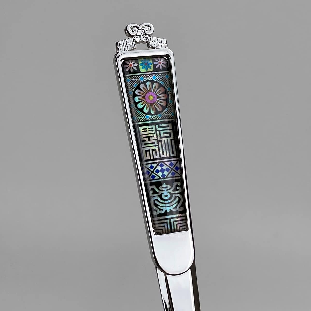 Envelope Opener Cutter Knife – 168mm Decorative Letter Opener for Envelopes, Boxes, Packages – Premium Rustproof Iron Letter Opener – Anti-Fingerprint Treatment (Oriental Pattern)