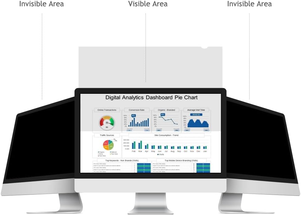 21.5 Inch - 16:9 Aspect Ratio - Computer Privacy Screen Filter for Widescreen Monitor - Anti-Glare - Anti-Scratch Protector Film - Protects Your Eyes from Harmful Glare and Blue Light