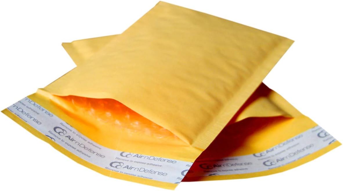20/100/200/400/1000/2000/3000 pcs #2 8.5x12 Kraft Bubble Padded Envelopes Mailers Shipping Bags AirnDefense (400)