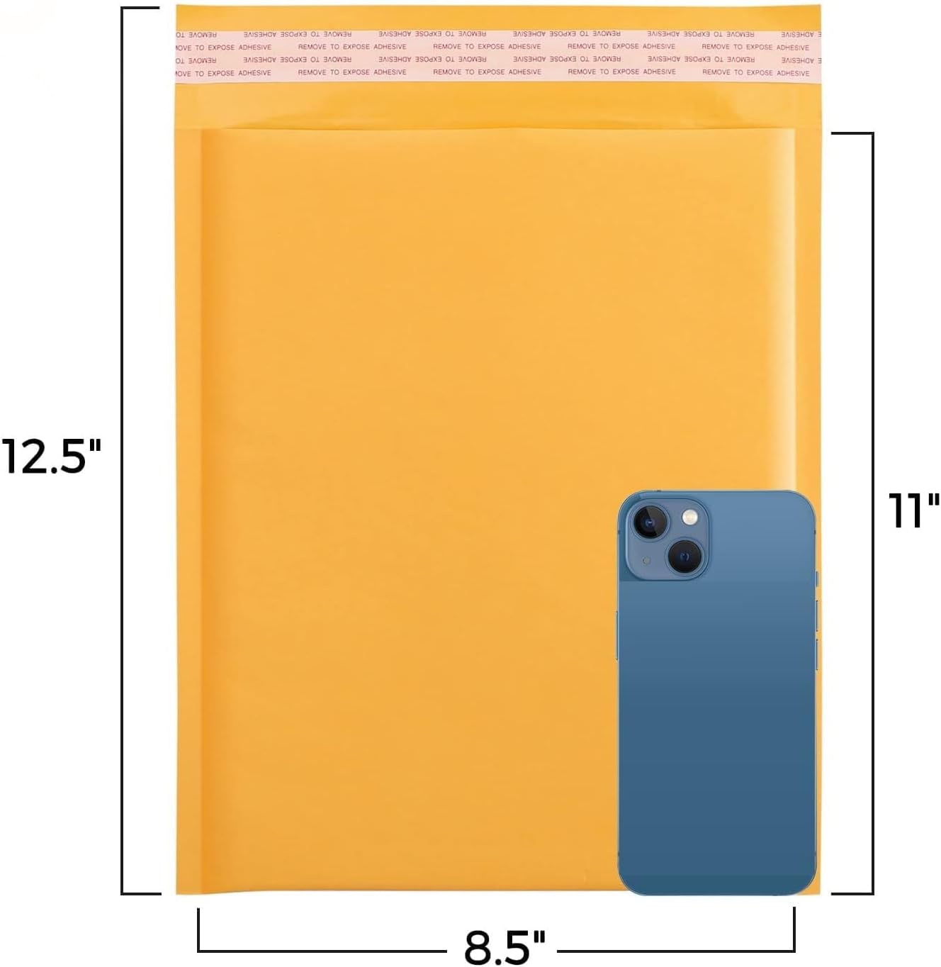 Fuxury Kraft Bubble Mailers 8.5x12 Inch 250 Pack, Strong Adhesion Padded Envelopes Bulk #2,Self Seal Bubble Envelopes, Padded Mailer, Book Mailers Packaging for Small Business,Yellow