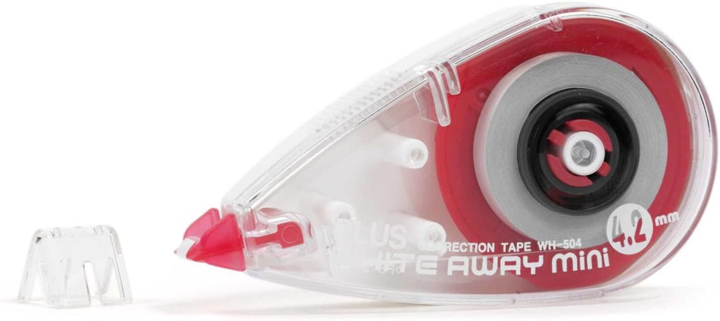 PLUS Precision Correction Tape 20-Pack – Smooth, Instant Coverage, No Drying Time – 5/32” Wide, 23 ft Long