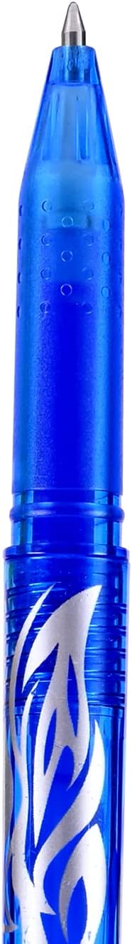 RIANCY Erasable Gel Pens Blue Pen 0.5mm Fine Point, Pack of (4 Blue pen+ 8 refills) Blue Ink Erasable Pens for smooth writing office pens back to school supplies ink pens