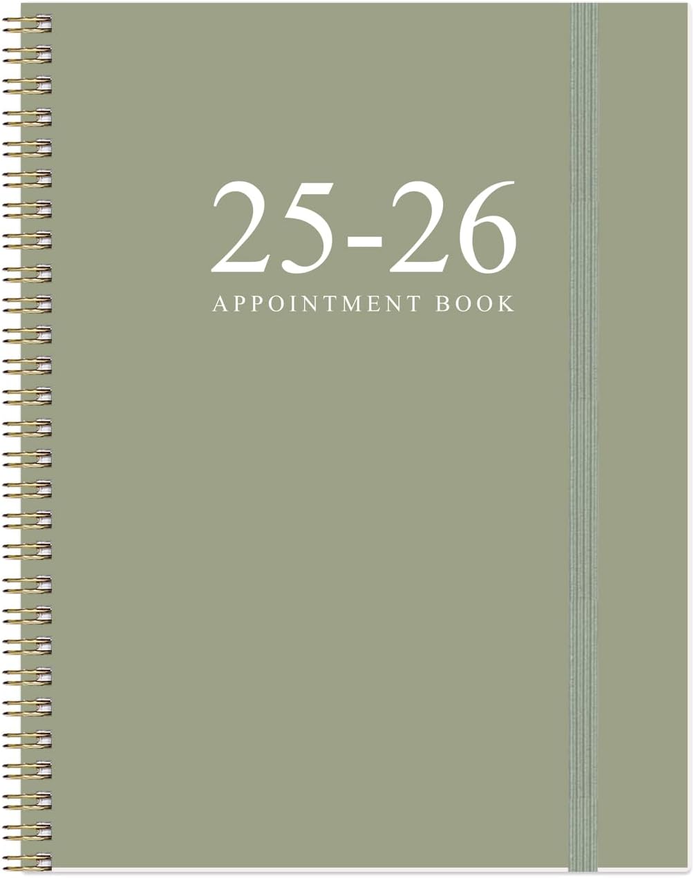 2025-2026 Appointment Book & Planner - 8.5" x 11" Daily Hourly Planner 2025 from July 2025 - June 2026, Weekly Appointment Book with 30-Minute Interval, Teal