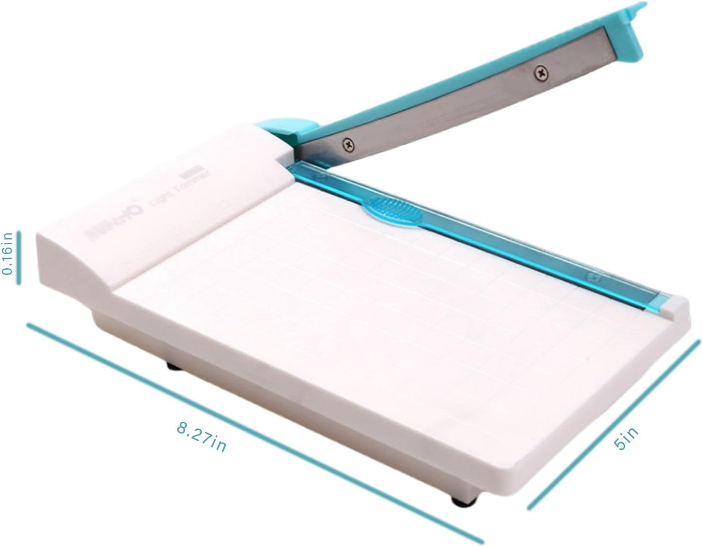 Home Portable Paper Cutter 6-inch Grid line Panel Proportion Paper Cutter for Cutting Photos and A4 Paper