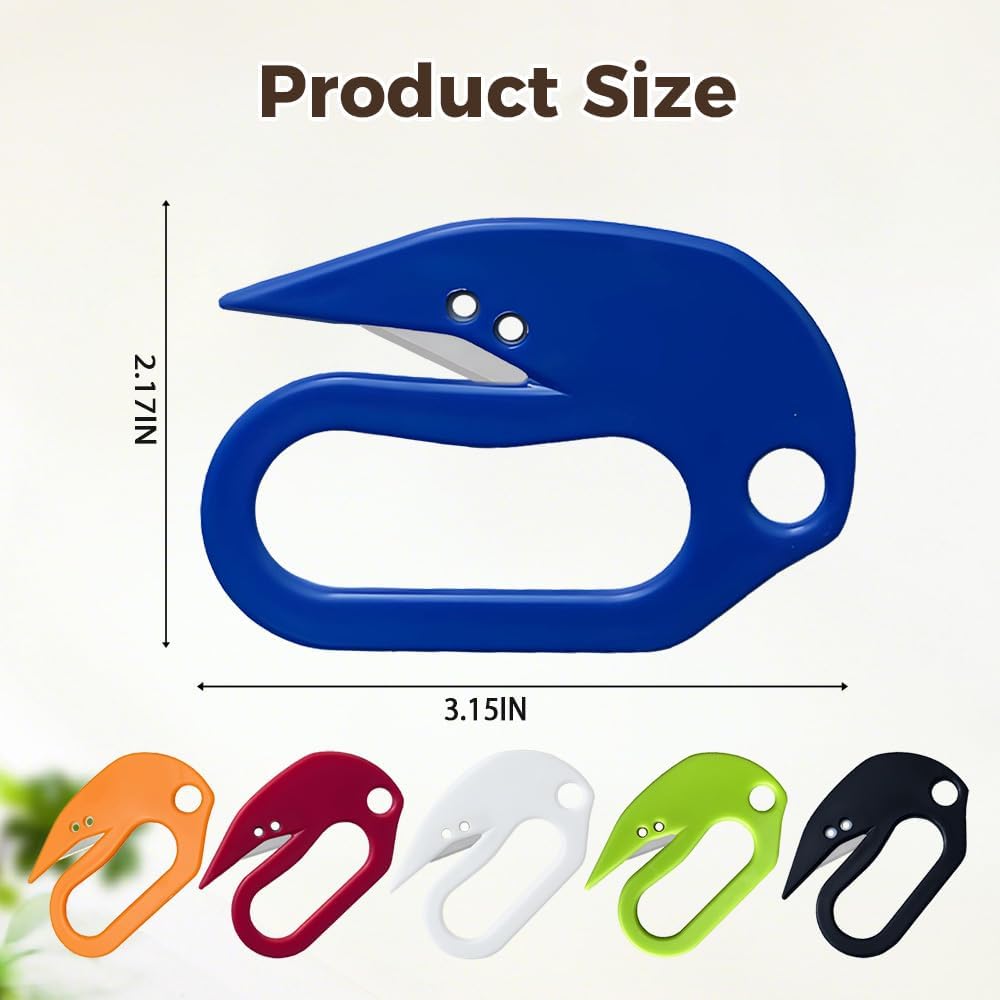 Letter Opener Envelope Slitter, 2025 New Envelope Opener without Damage, Letters Openers for Home, Office, Postal, Women, Men, Office Worker, Graduate, Students (White)