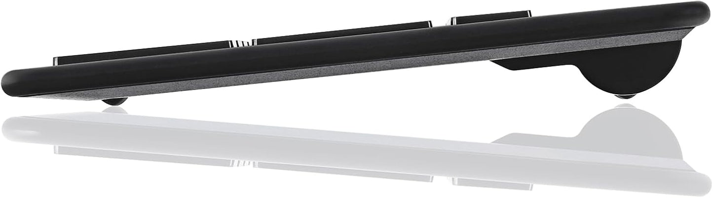 Adesso Wireless Air Mouse and Keyboard Combo, Rechargeable, Desktop Mouse and Presentation Remote with Customizable Buttons & Hand Gestures for TV, Projector, CCTV, Presentation WKB-5300CB